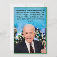 Christmas Biden Card