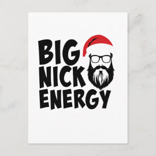 Christmas Big Nick Energy Postcard