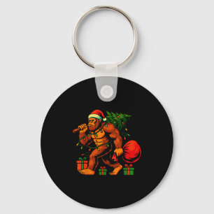 Christmas Bigfoot Costume Men Boy Sasquatch Xmas T Key Ring