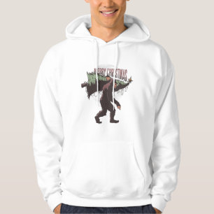 Christmas bigfoot hoodie