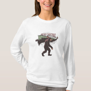 Christmas bigfoot T-Shirt