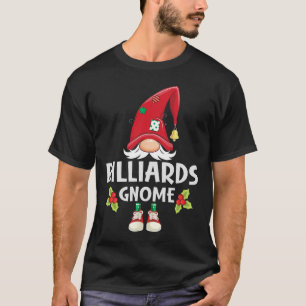 Christmas Billiards Gnome X-mas Family Matching T-Shirt