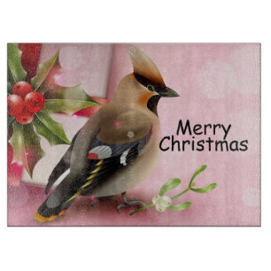 Christmas Bird Cutting Board