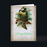 Christmas Bird Holiday Card<br><div class="desc">All rights reserved © Angelandspot</div>