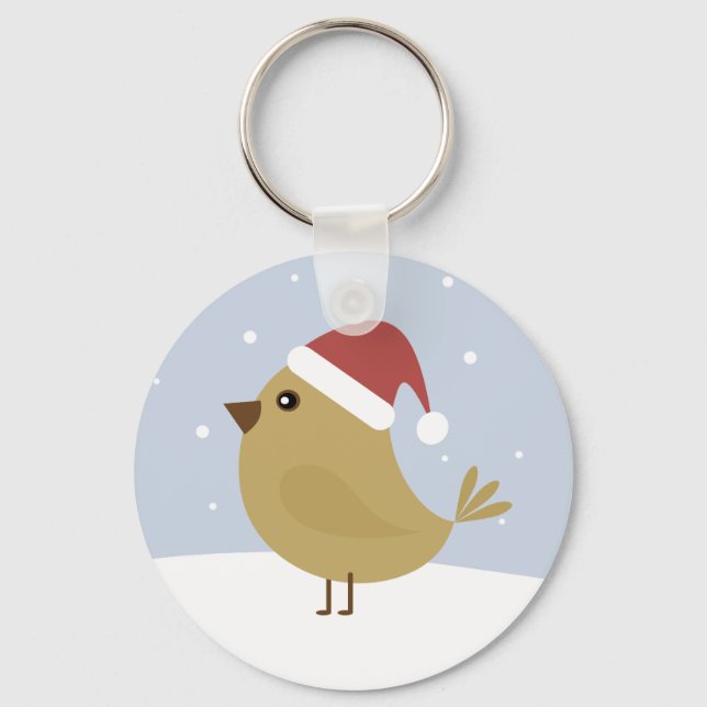 Christmas Bird Key Ring (Front)