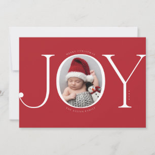 Christmas Birth Announcement Holiday Photo Card