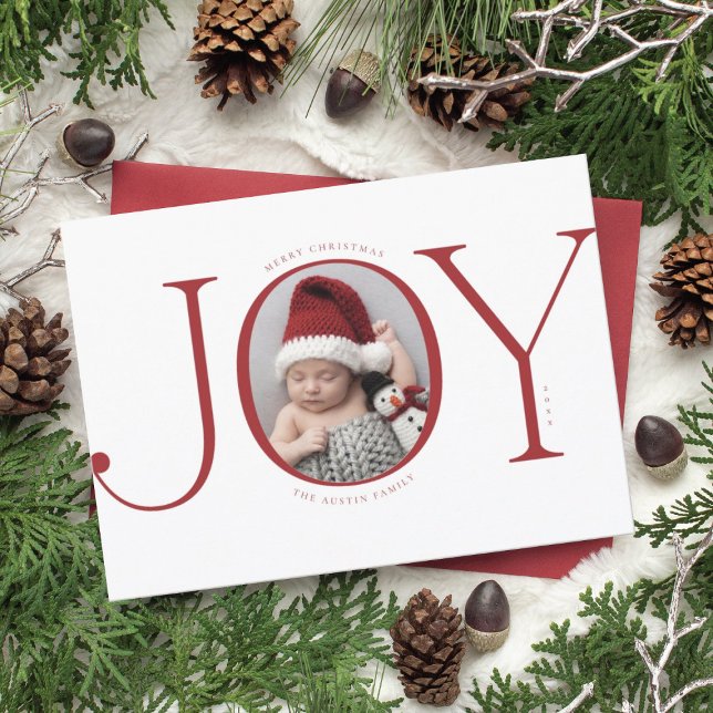 Christmas Birth Announcement Holiday Photo Card (Creator Uploaded)