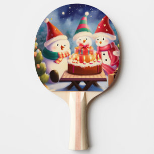 Christmas Birthday (10) Ping Pong Paddle