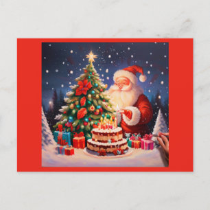 Christmas Birthday 11 Holiday Postcard