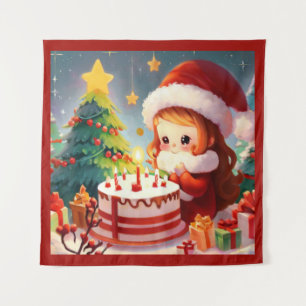 Christmas Birthday 1 Tapestry