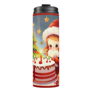 Christmas Birthday 1 Thermal Tumbler