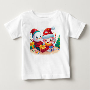 Christmas Birthday 5 Baby T-Shirt