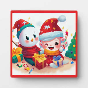 Christmas Birthday 5 Plaque