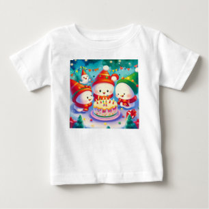 Christmas Birthday 6 Baby T-Shirt