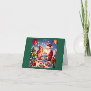 Christmas Birthday 8 Card