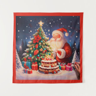Christmas Birthday 9 Tapestry