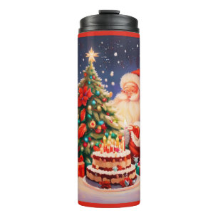 Christmas Birthday 9 Thermal Tumbler