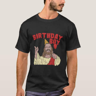 Christmas Birthday Boy Funny Jesus Religion Christ T-Shirt