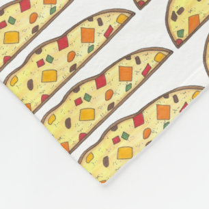 Christmas Biscotti Italian Holiday Dessert Pastry Fleece Blanket