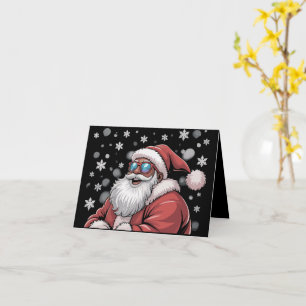 Christmas Black African American Santa Xmas  Card