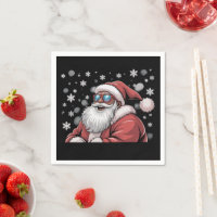 Christmas Black African American Santa Xmas