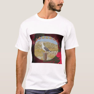 Christmas Black Backed Gull Christmas Caroling T-Shirt