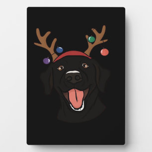 Christmas Black Lab Essential T-Shirt Plaque