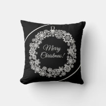 Christmas Black pillow