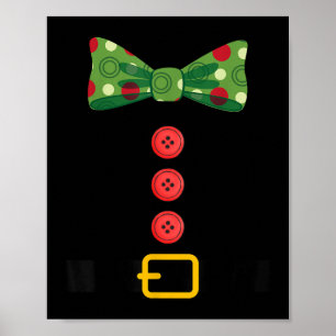 Christmas Black Tie Nye 2024 Dress Up Winter Neckt Poster