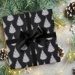 Christmas Black & White Tree Wrapping Paper<br><div class="desc">Add a touch of timeless elegance and sophistication to your holiday gifts with our Christmas Black & White Tree Wrapping Paper. This exquisite wrapping paper features a stunning black and white tree design, creating a classic and refined look for your presents. Crafted with meticulous attention to detail, our Christmas Black...</div>