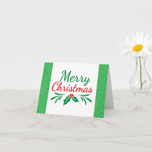 Christmas Blank Card (Small Plant)