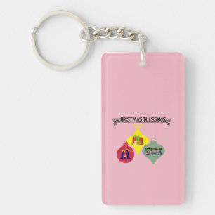 Christmas Blessing Key Ring