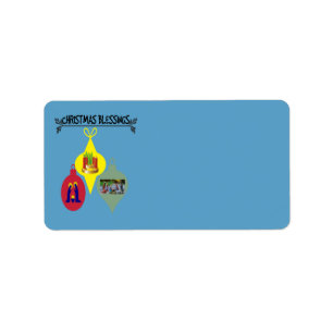 Christmas Blessing Label