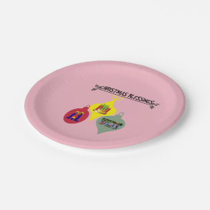 Christmas Blessing  Paper Plate