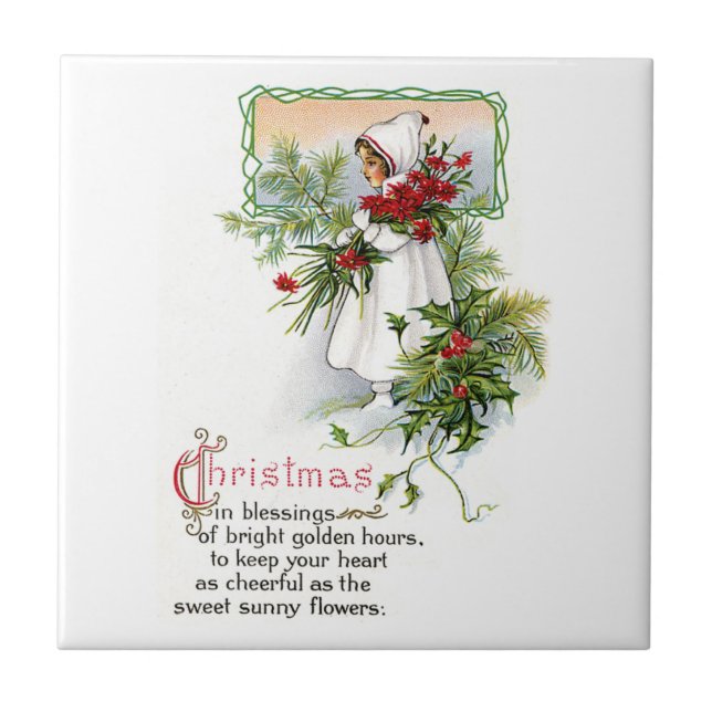 Christmas Blessing Tile (Front)