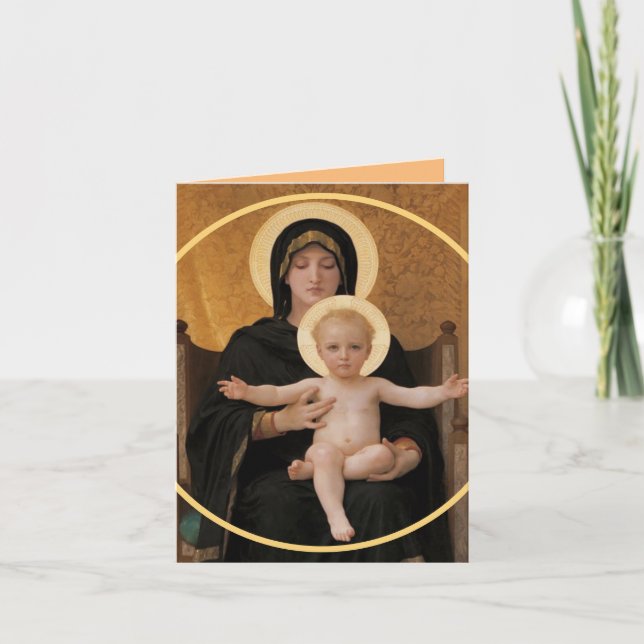 Christmas Blessings Christ Child Card (Front)