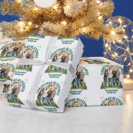 CHRISTMAS BLESSINGS FAMILY REUNION Matching Group Wrapping Paper