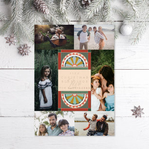 Christmas Blessings Foil Holiday Card