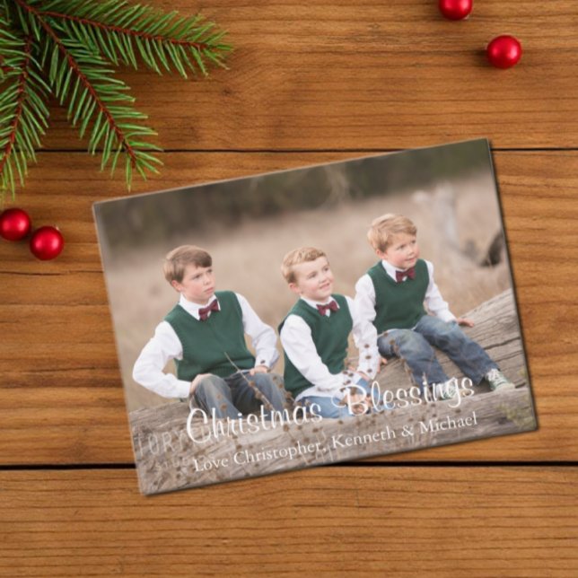 Christmas Blessings Holiday Postcard (Creator Uploaded)