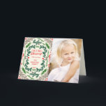 Christmas Blessings Photo Holiday Greeting Card<br><div class="desc">Please replace the template photo with an image of your own prior to purchasing.</div>