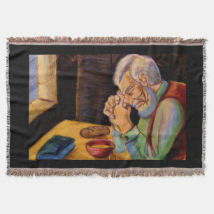 CHRISTMAS BLESSINGS TO ALL  THROW BLANKET