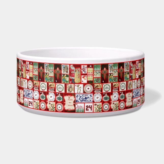 Christmas Block Advent Illustration Square Art (Front)