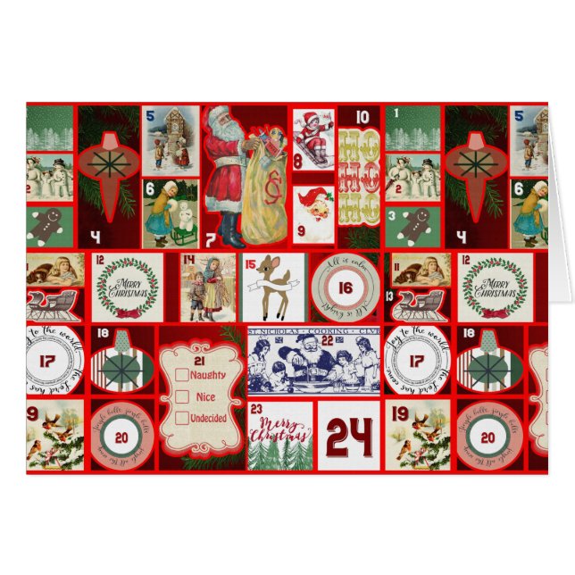 Christmas Block Illustration Squares (Front Horizontal)