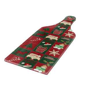 Christmas Blocks-CUTTING BOARD PADDLE