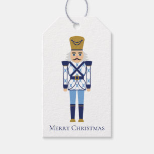Christmas Blue Nutcracker Gift Tags,  Tags