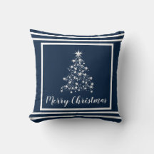 Christmas Blue pillow
