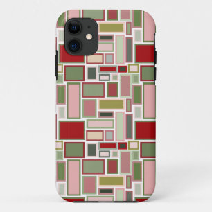 Christmas Boho Rectangles iPhone 11 Case