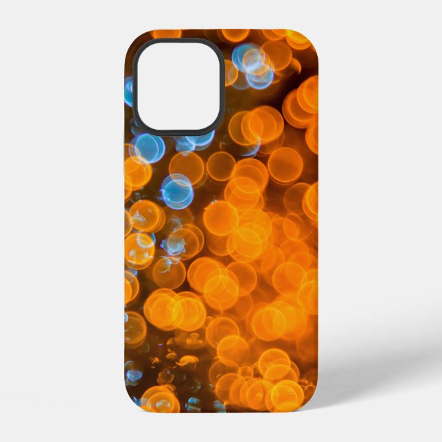 Christmas bokeh lights iPhone case (Back)