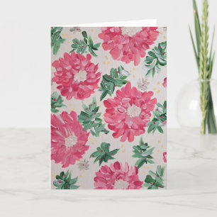 Christmas Bonanza Floral Note Card