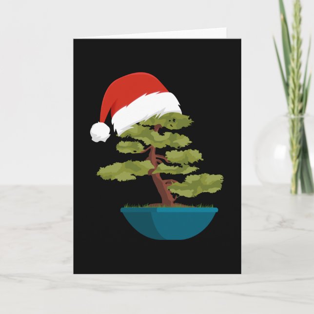 Christmas Bonsai Tree Gift Card (Front)